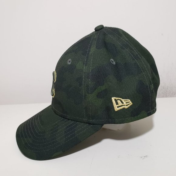 Chicago Cubs Hat Cap Fitted Small 7 1/8 Camo New Era Military Armed Forces MLB - Picture 4 of 11